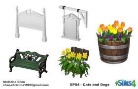 Concept art De Sims 4 Honden en Katten