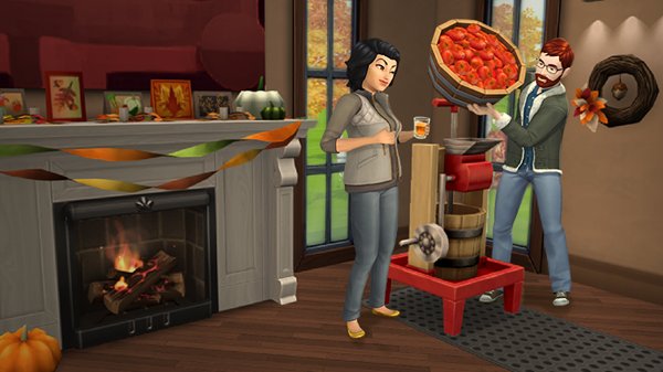 De Sims Mobile Oogstfeest evenement gestart