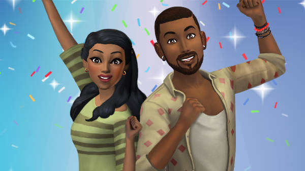 Verjaardagsfeest-evenement begonnen in De Sims Mobile
