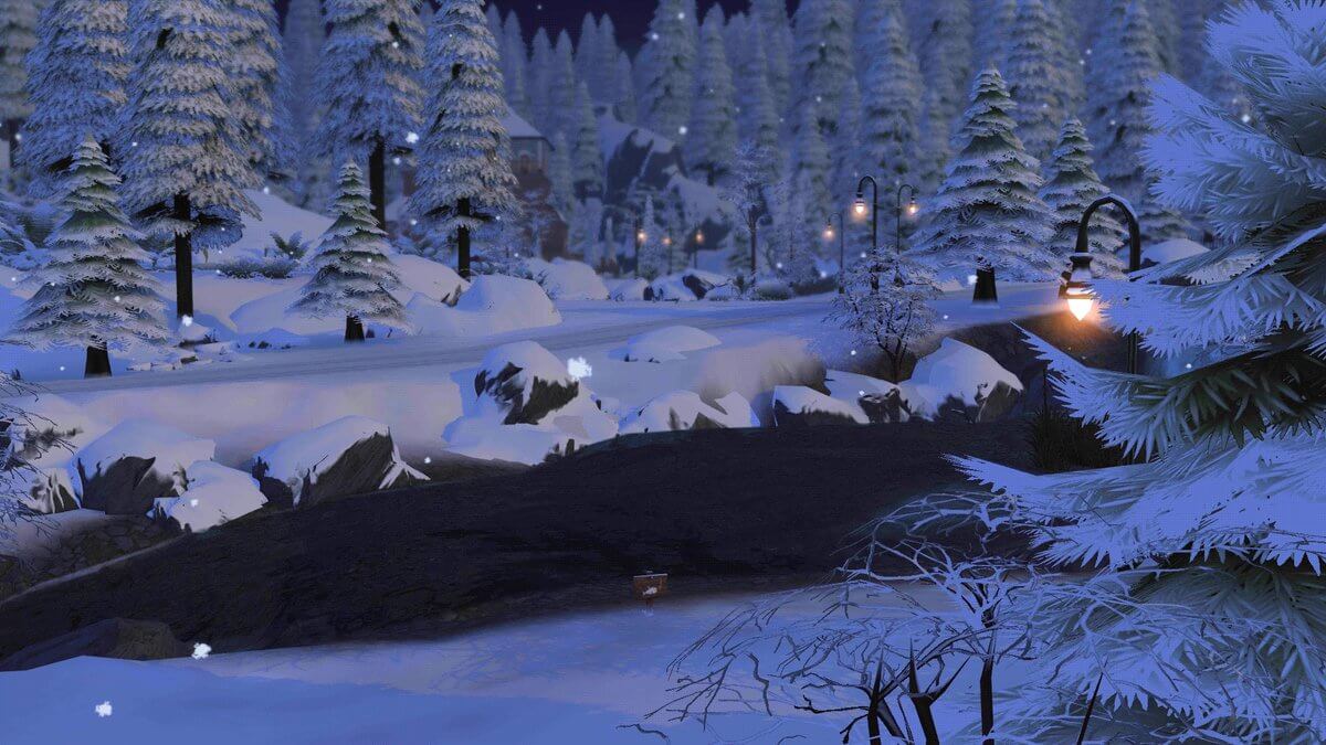 Video toont winter in Glimmerbrook