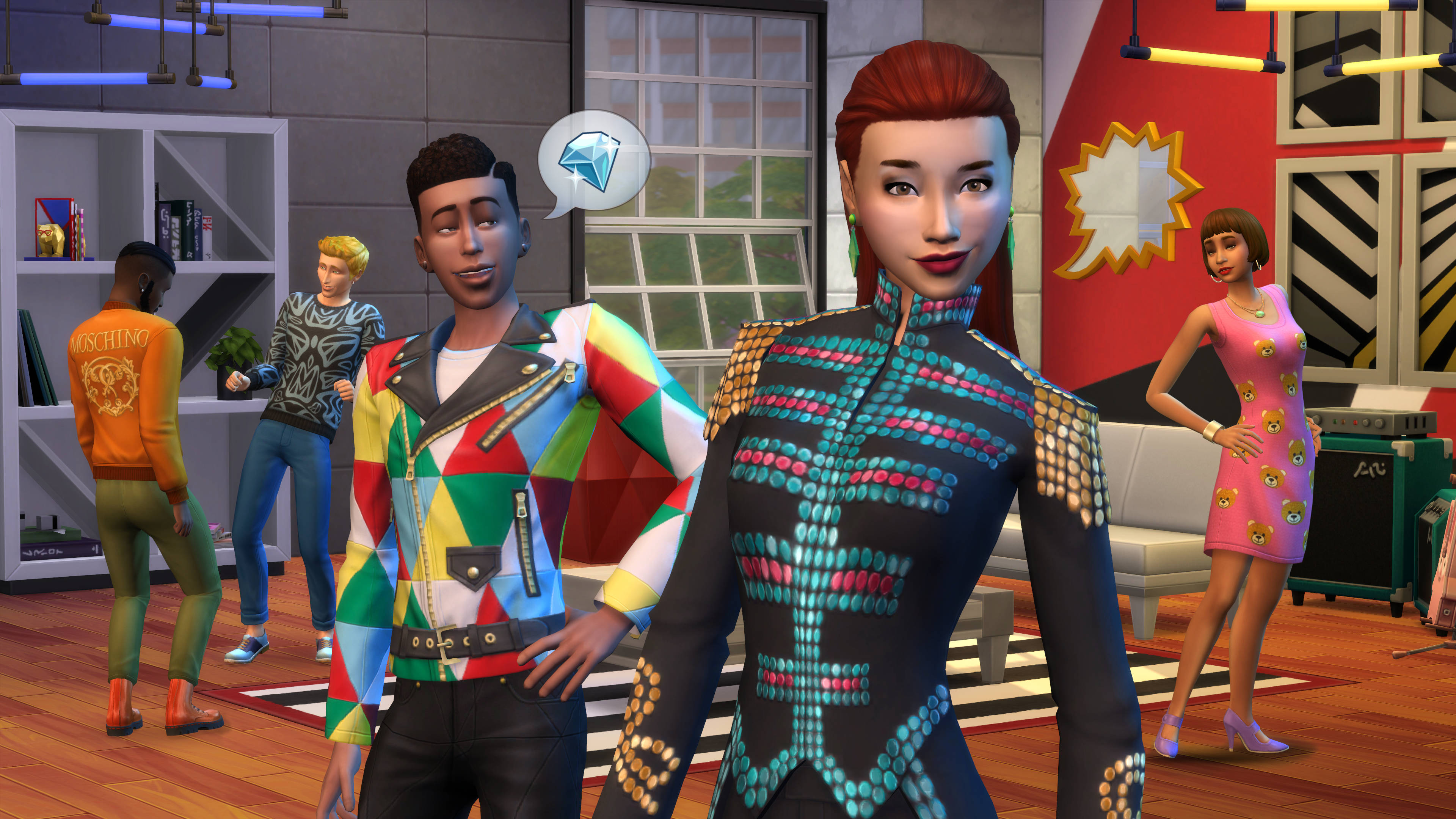 De Sims 4 Moschino vraag en antwoord