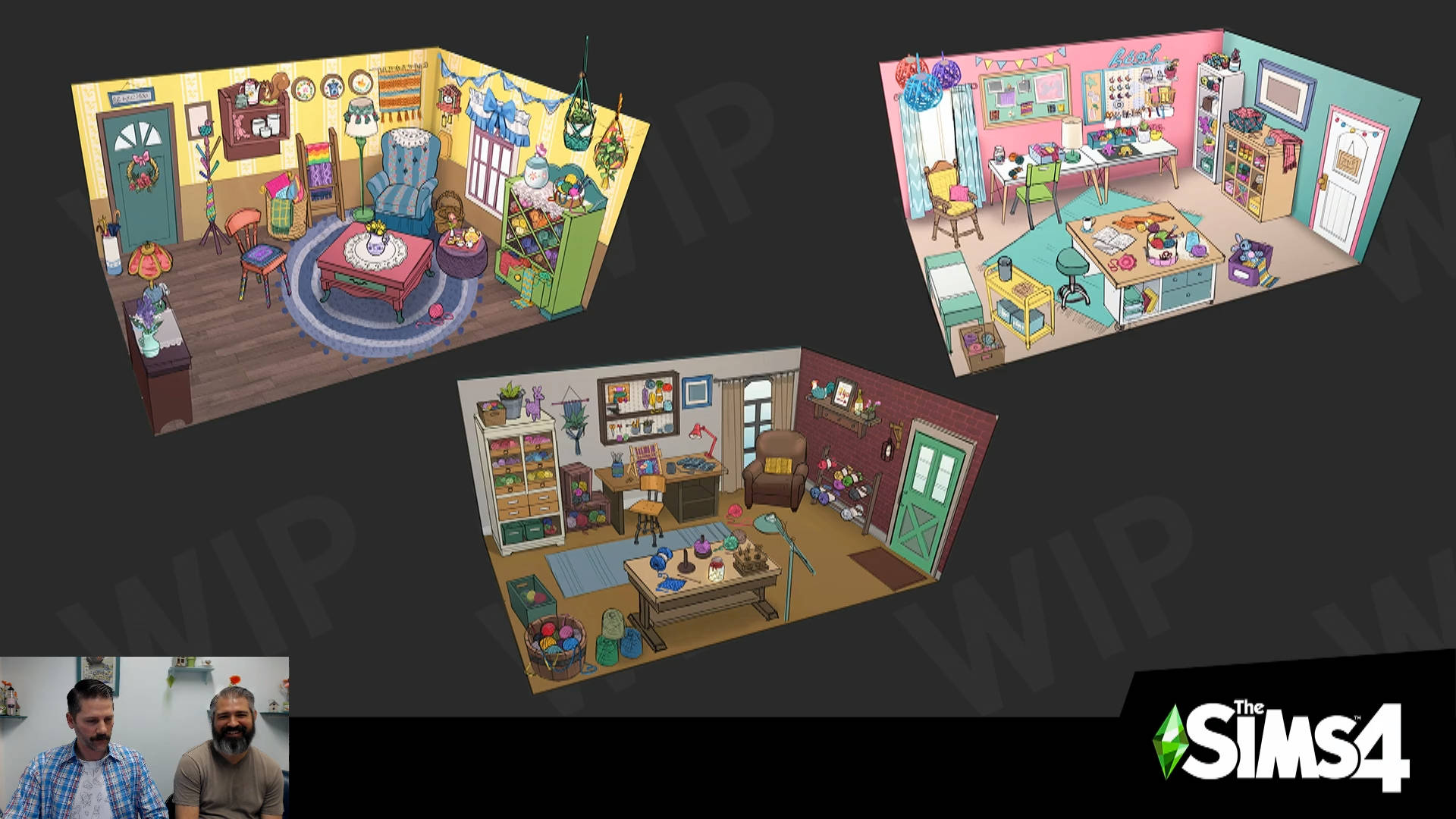 Eerste blik op de grafische stijlen voor het Creëer-een-Accessoirespakket project voor De Sims 4